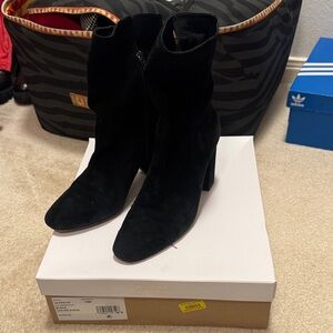 Black Suede Jessica Simpson Women's Boots